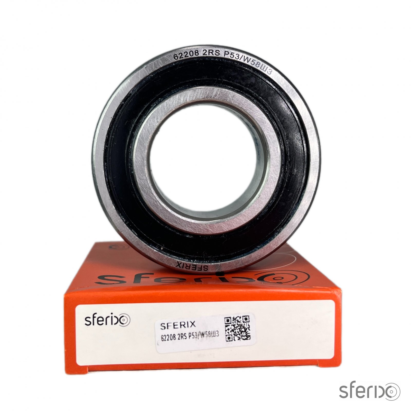 Радиальный однорядный подшипник 62208 2RS P53/W58Ш3 SFERIX - Сферикс - фото -  2